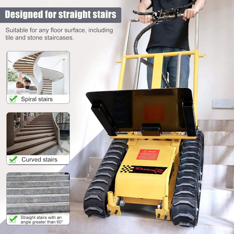 Heavy-Duty 880 LBS Foldable Electric Stair Climbing Dolly Hand Trucks (SAK31497) by SAKSBY WHOLESALE
