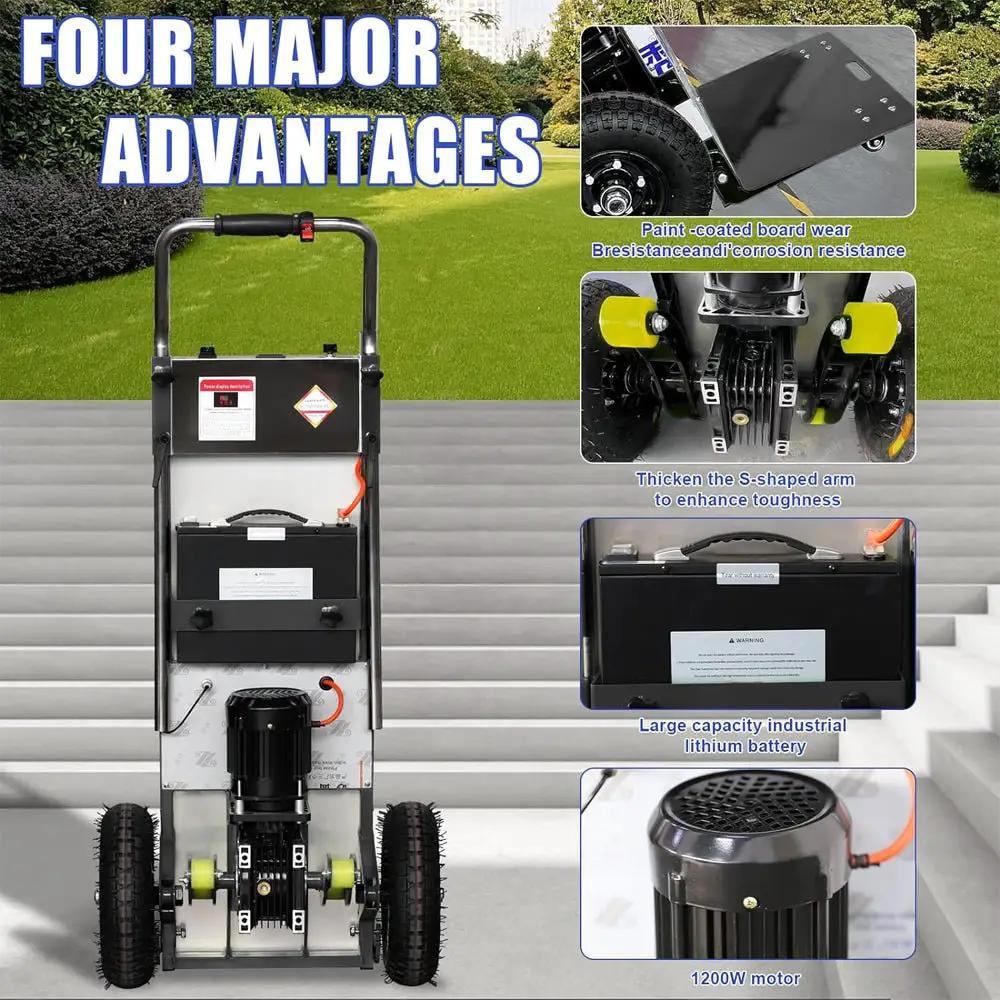 Heavy-Duty 880LBS Electric Motorized Stair Climbing Hand Truck Dolly (SAK72821) by SAKSBY WHOLESALE