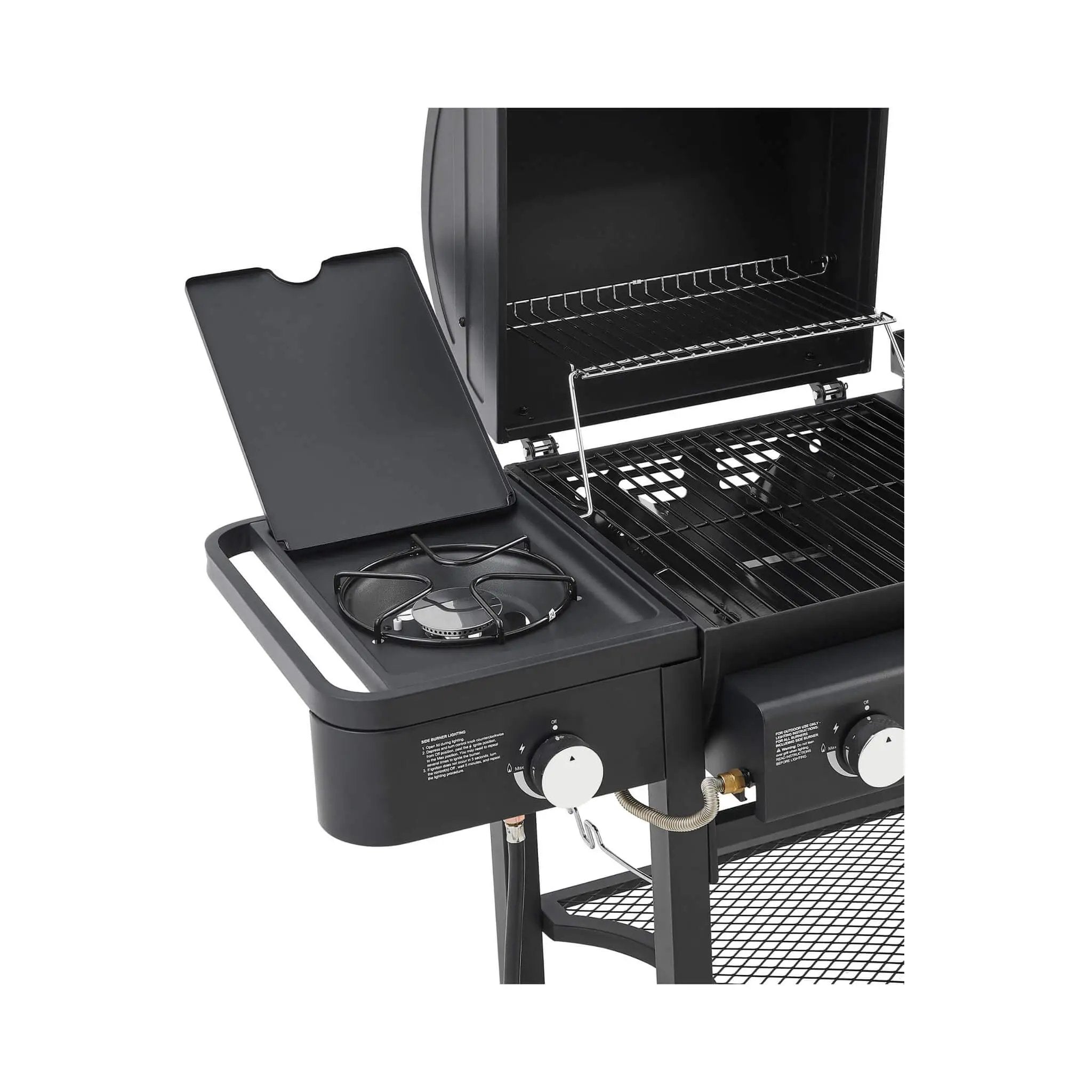 Castelle Flame Heavy-Duty All-In-One Outdoor 5-Burner 56K BTU Liquid Propane Grill (SAK57124) by SAKSBY WHOLESALE
