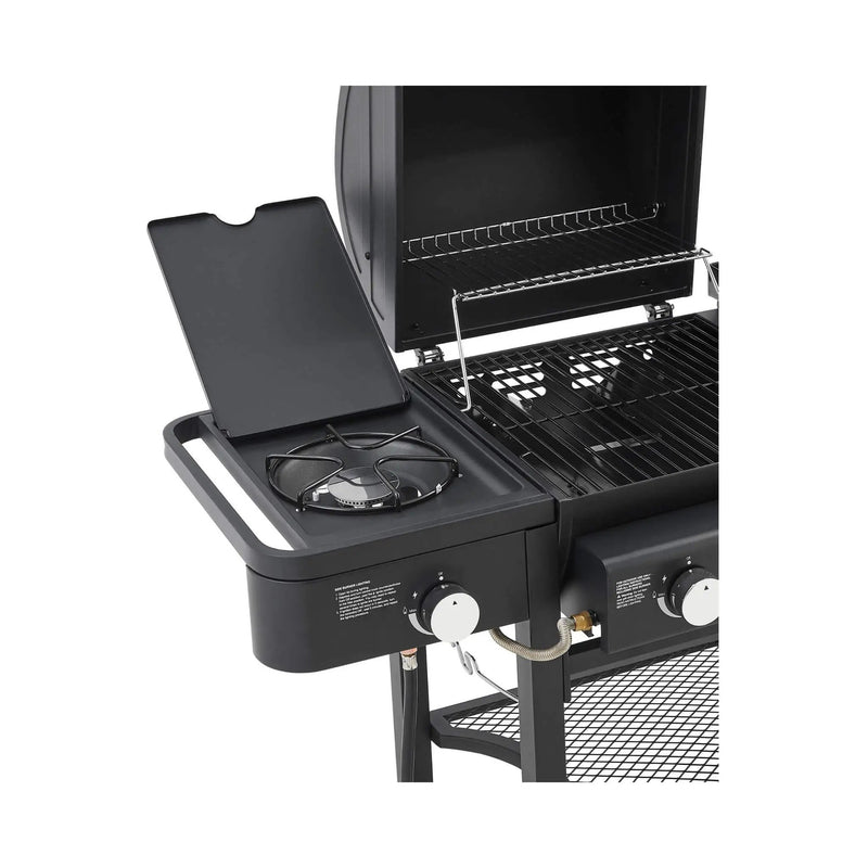 Castelle Flame Heavy-Duty All-In-One Outdoor 5-Burner 56K BTU Liquid Propane Grill (SAK57124) by SAKSBY WHOLESALE
