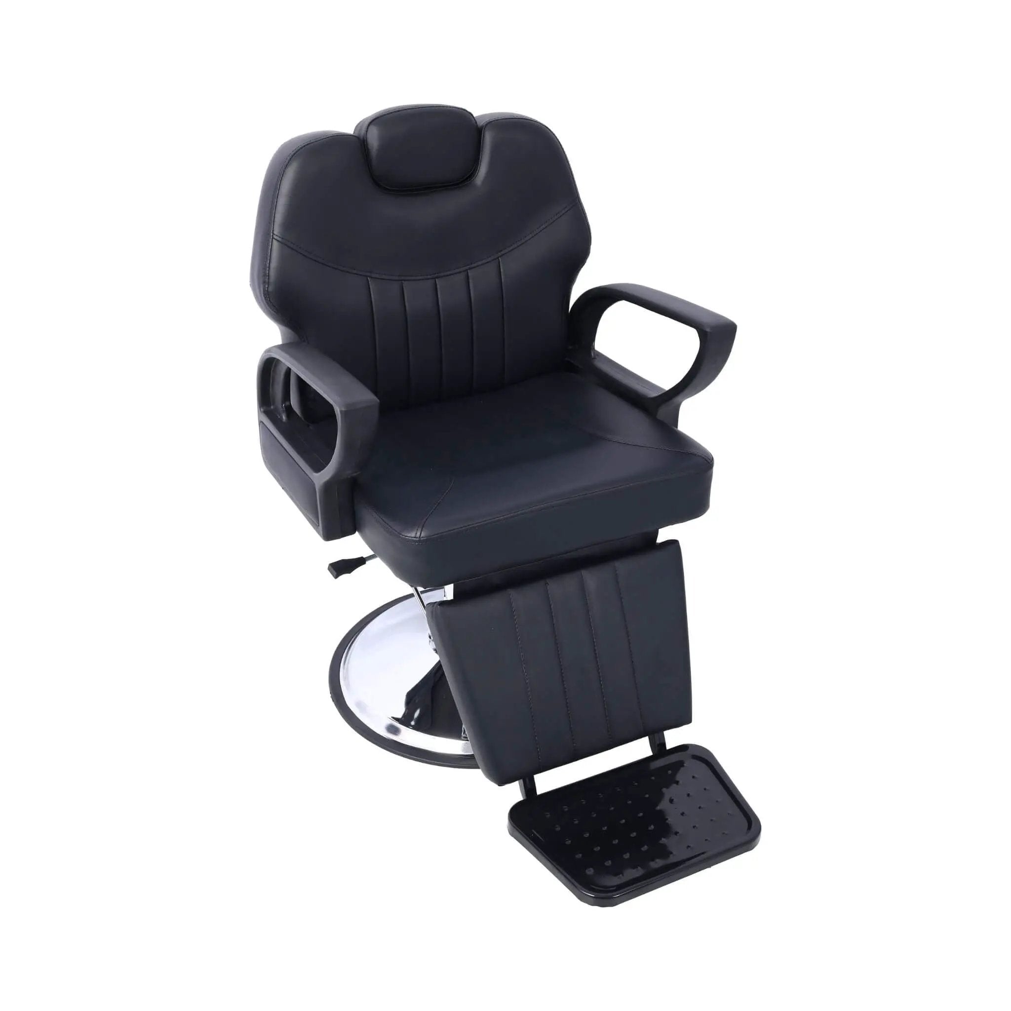 Heavy-Duty Extra-Wide PU Leather Hydraulic Reclining Barber Chair (SAK74613) by SAKSBY WHOLESALE