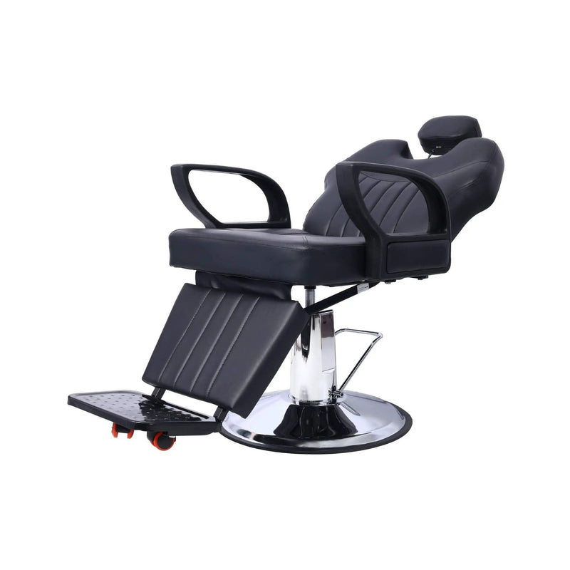 Heavy-Duty Extra-Wide PU Leather Hydraulic Reclining Barber Chair (SAK74613) by SAKSBY WHOLESALE