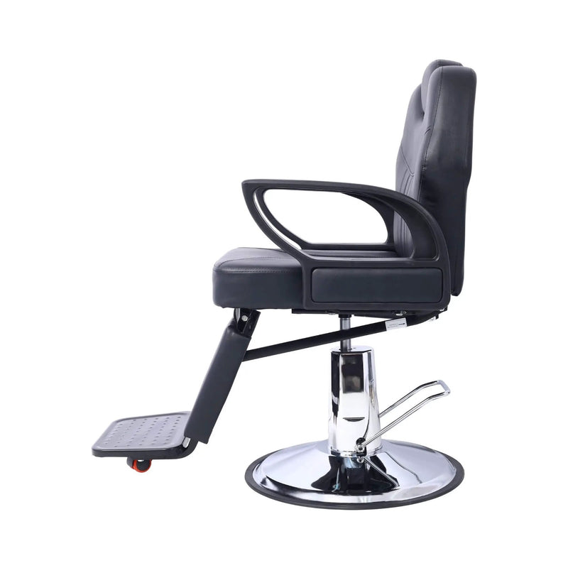 Heavy-Duty Extra-Wide PU Leather Hydraulic Reclining Barber Chair (SAK74613) by SAKSBY WHOLESALE