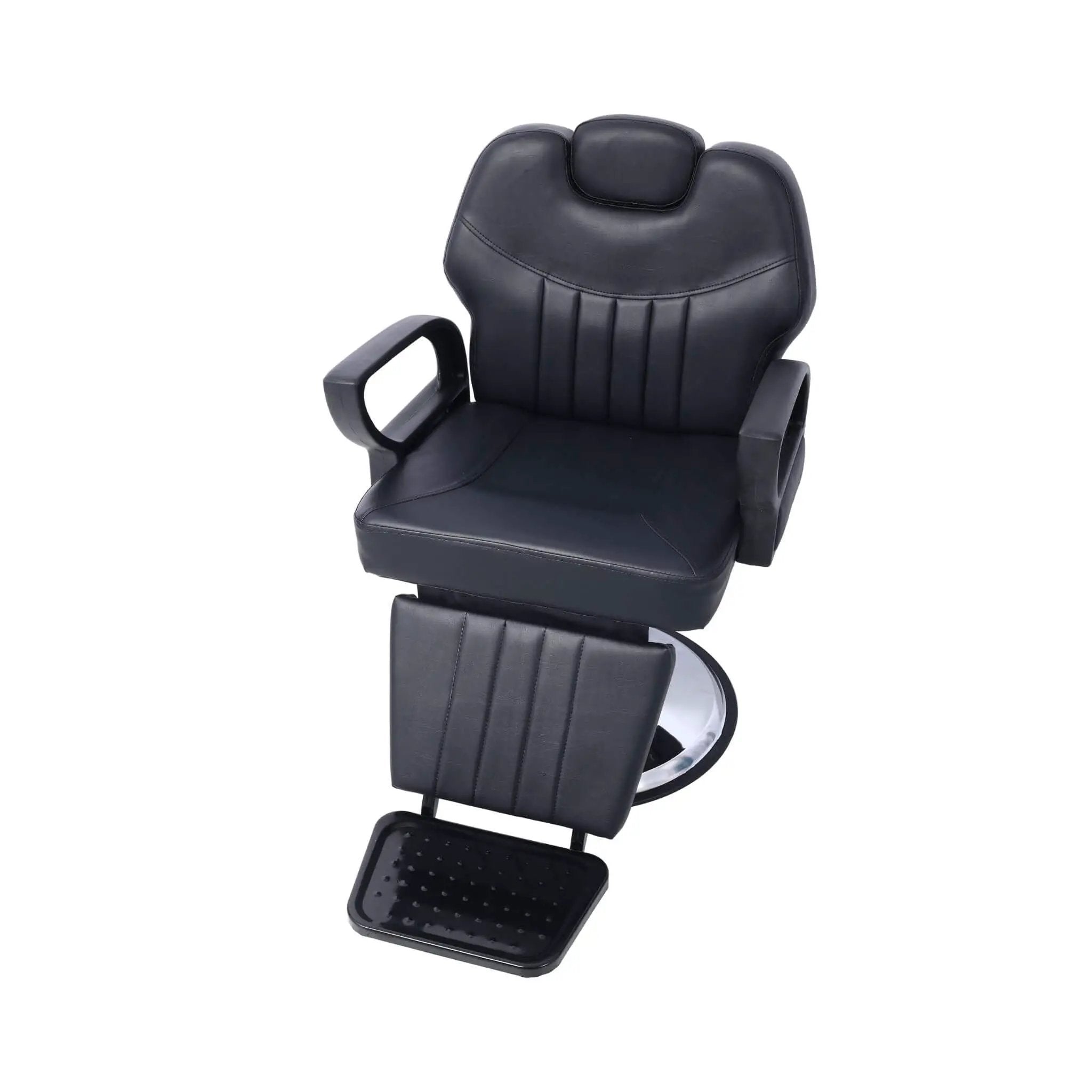 Heavy-Duty Extra-Wide PU Leather Hydraulic Reclining Barber Chair (SAK74613) by SAKSBY WHOLESALE