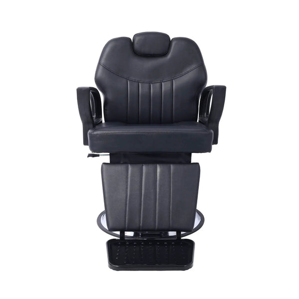Heavy-Duty Extra-Wide PU Leather Hydraulic Reclining Barber Chair (SAK74613)
