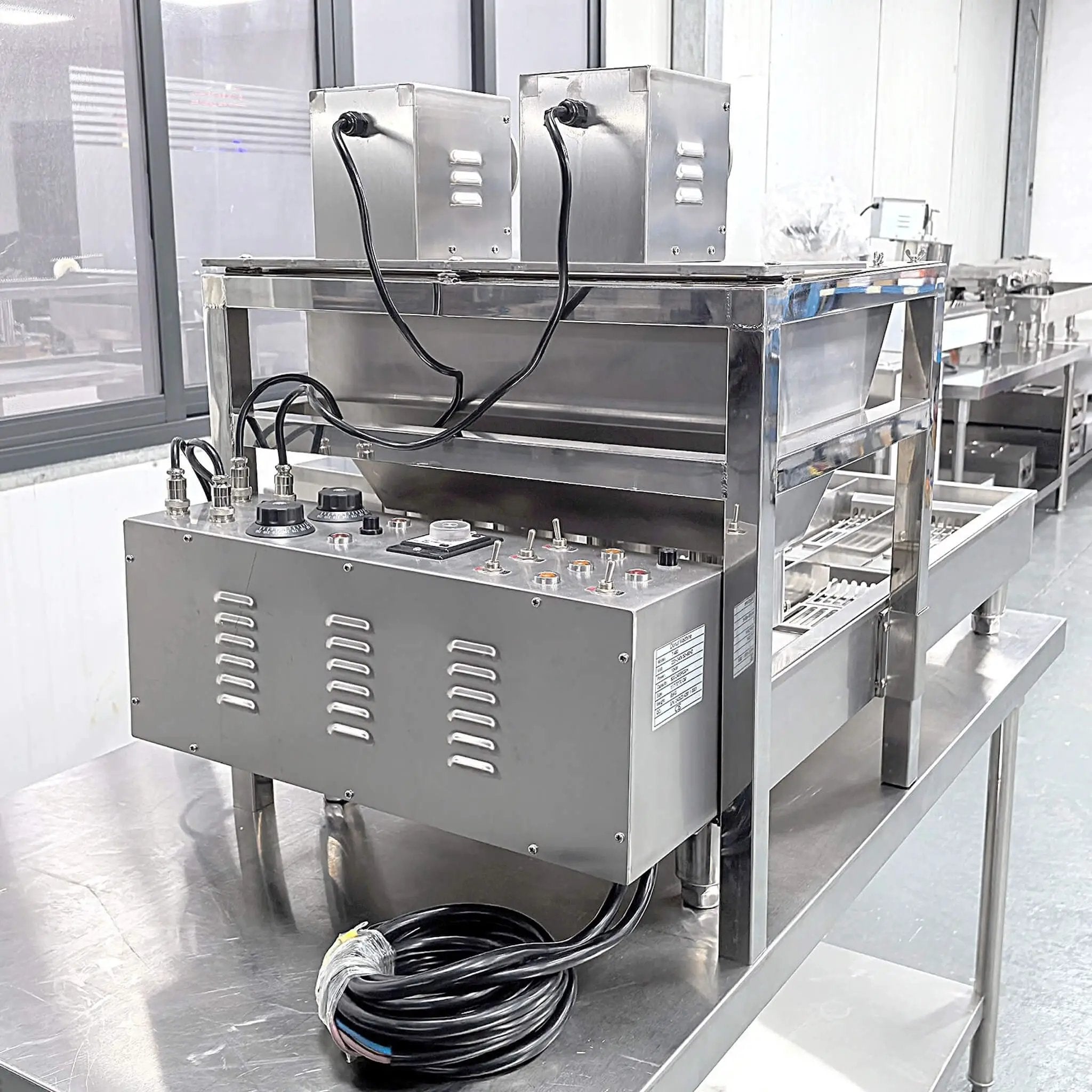 Heavy-Duty Automatic Commercial 4-Row Donut Maker Machine (SAK29401) by SAKSBY WHOLESALE