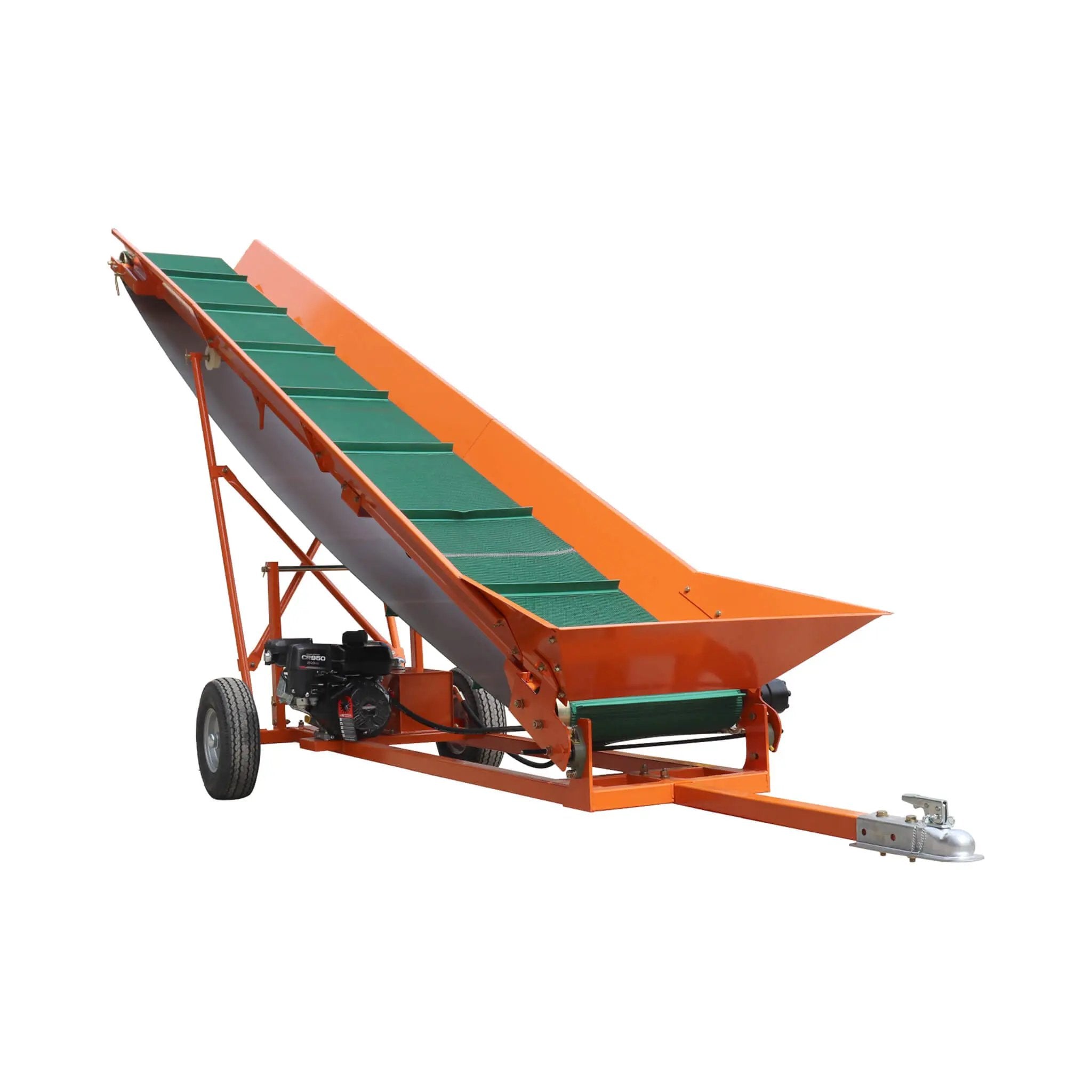 Heavy-Duty Commercial 6.5HP Gasoline Hydraulic High-Speed Wood Conveyor (SAK39524) by SAKSBY WHOLESALE