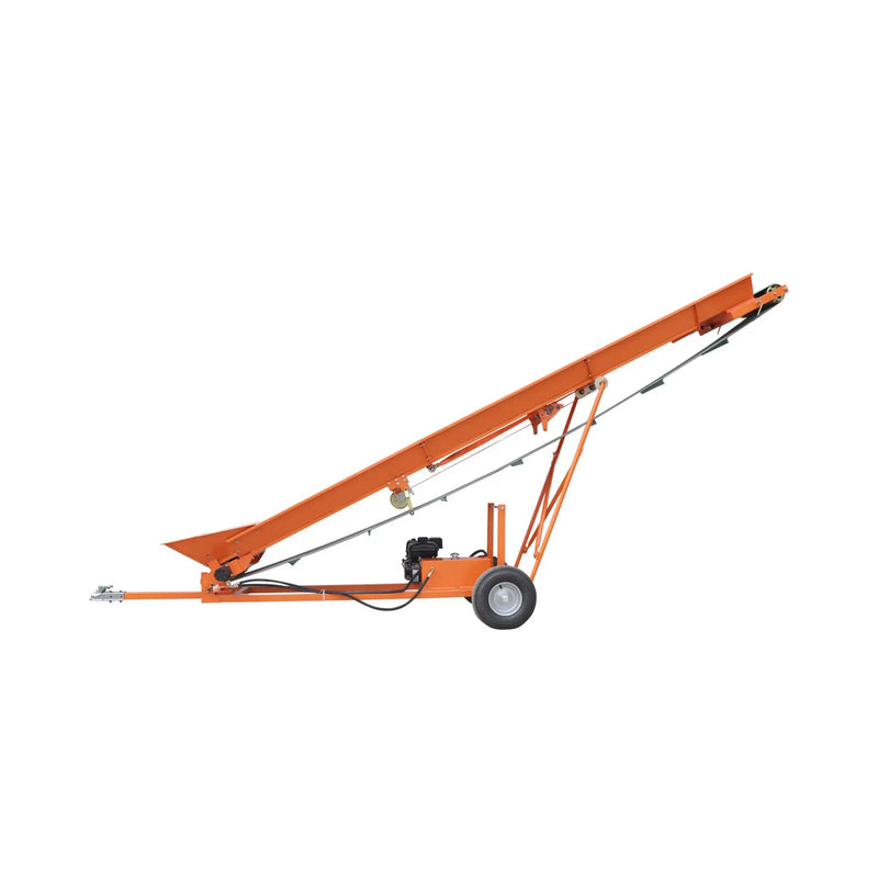 Heavy-Duty Commercial 6.5HP Gasoline Hydraulic High-Speed Wood Conveyor (SAK39524) by SAKSBY WHOLESALE