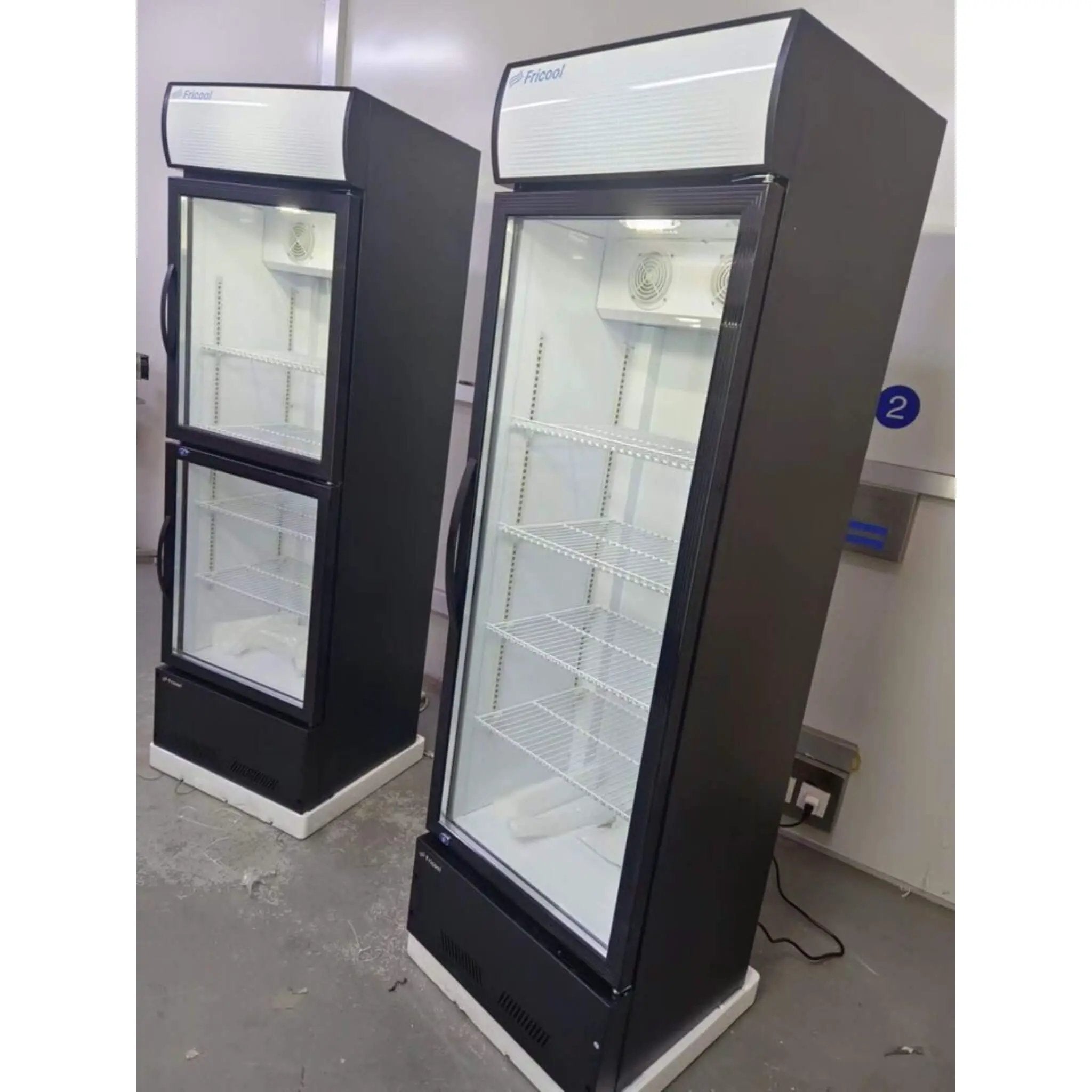 Heavy-Duty 23-Inch Commercial Single Glass Door Refrigerator With LED Lights (SAK43533) by SAKSBY WHOLESALE