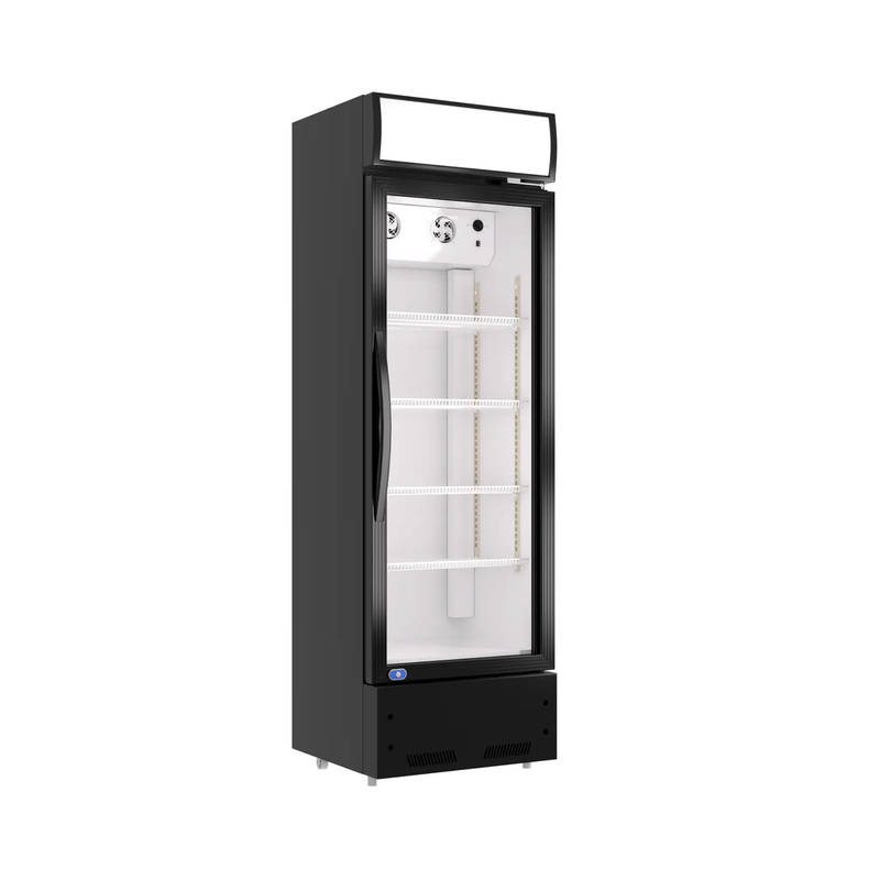 Heavy-Duty 23-Inch Commercial Single Glass Door Refrigerator With LED Lights (SAK43533) by SAKSBY WHOLESALE