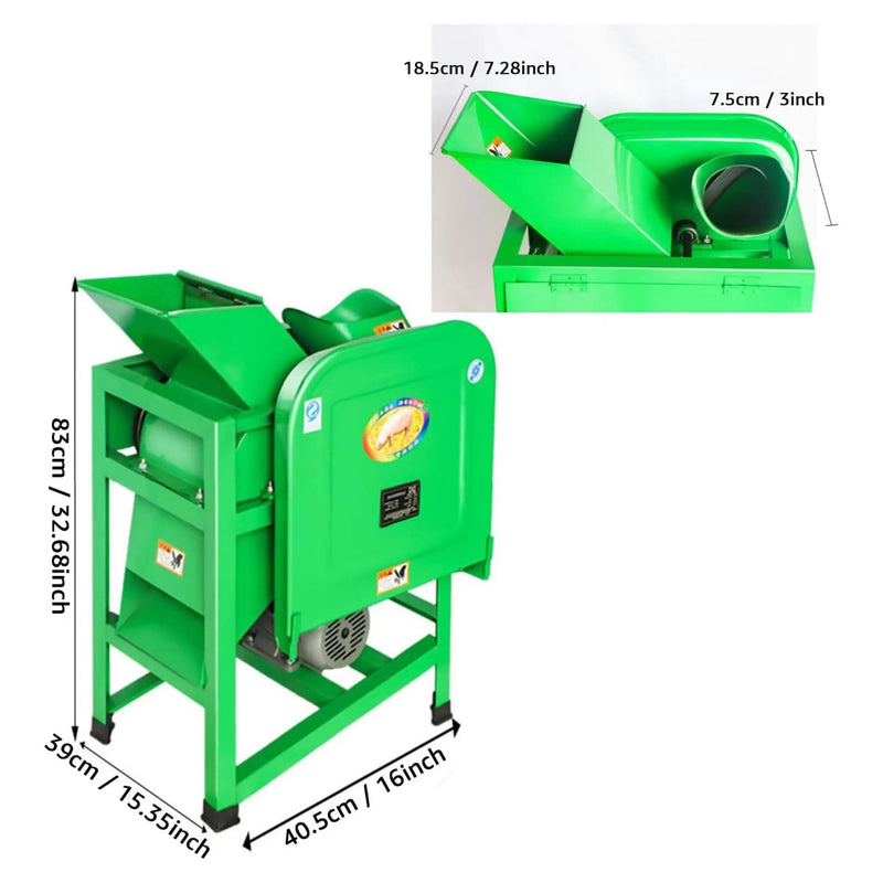 Heavy-Duty Electric Commercial Forage Harvester Hay Chopper (SAK98740) by SAKSBY WHOLESALE