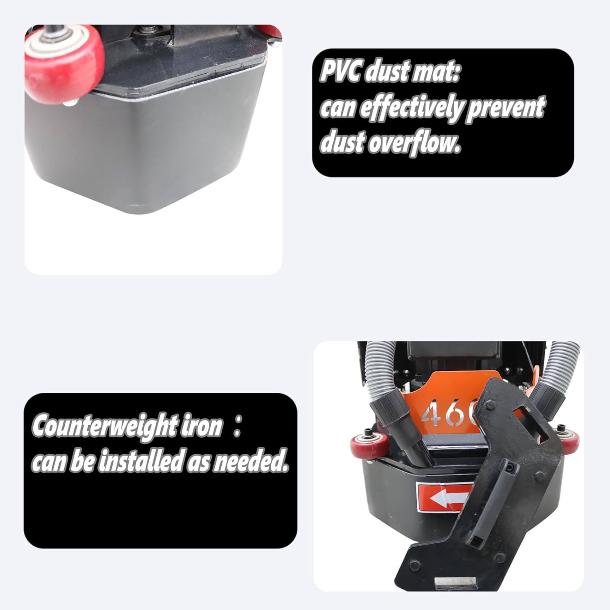 Heavy-Duty Electric Hand-Push Concrete Floor Grinder Polisher (SAK64185) by SAKSBY WHOLESALE