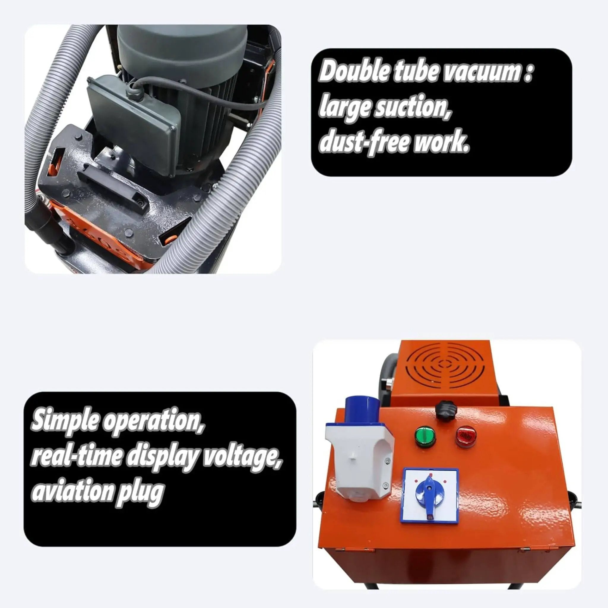 Heavy-Duty Electric Hand-Push Concrete Floor Grinder Polisher (SAK64185) by SAKSBY WHOLESALE