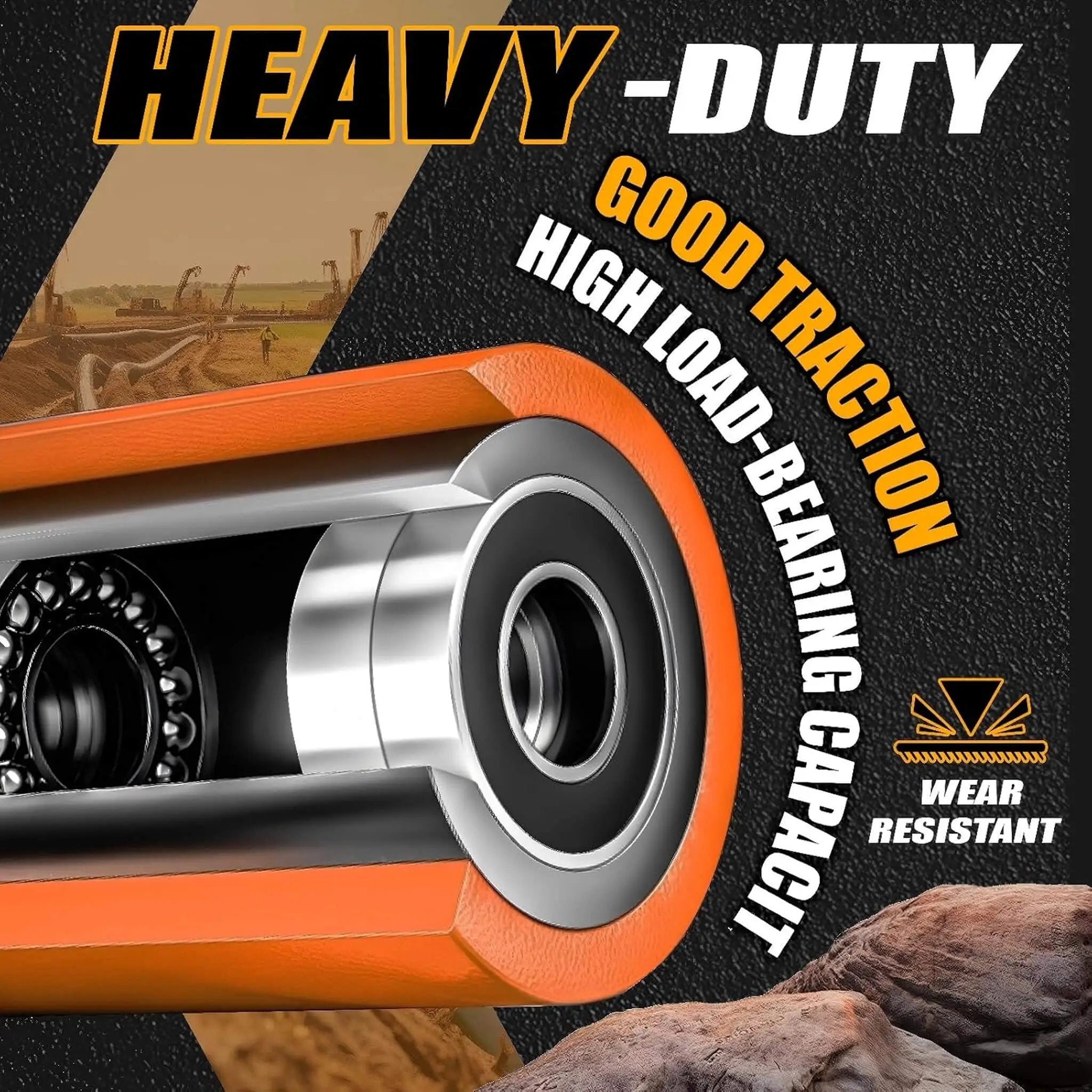 Heavy-Duty Electric Industrial 360-Degree Rotational Mover Skate Dolly (SAK52917) by SAKSBY WHOLESALE