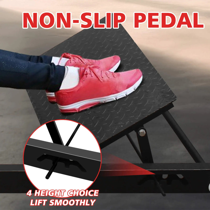 Rovix Heavy-Duty High Strength Steel Hip Thruster With Non-Slip Handles And Comfortable Foam Paddings (SAK92581) by SAKSBY WHOLESALE