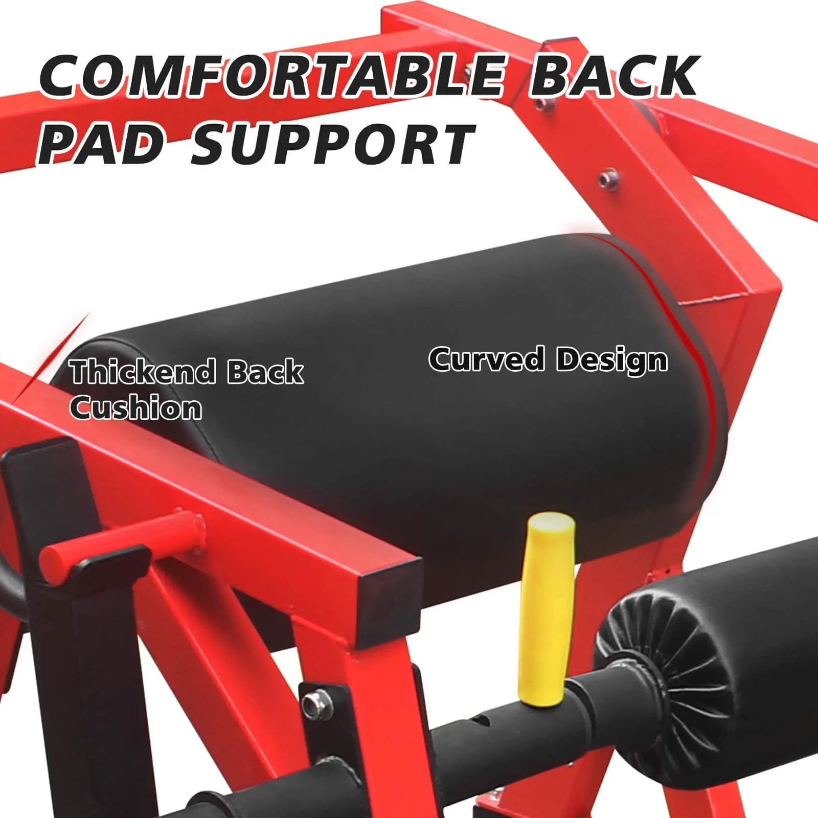 Rovix Heavy-Duty High Strength Steel Hip Thruster With Non-Slip Handles And Comfortable Foam Paddings (SAK92581) by SAKSBY WHOLESALE