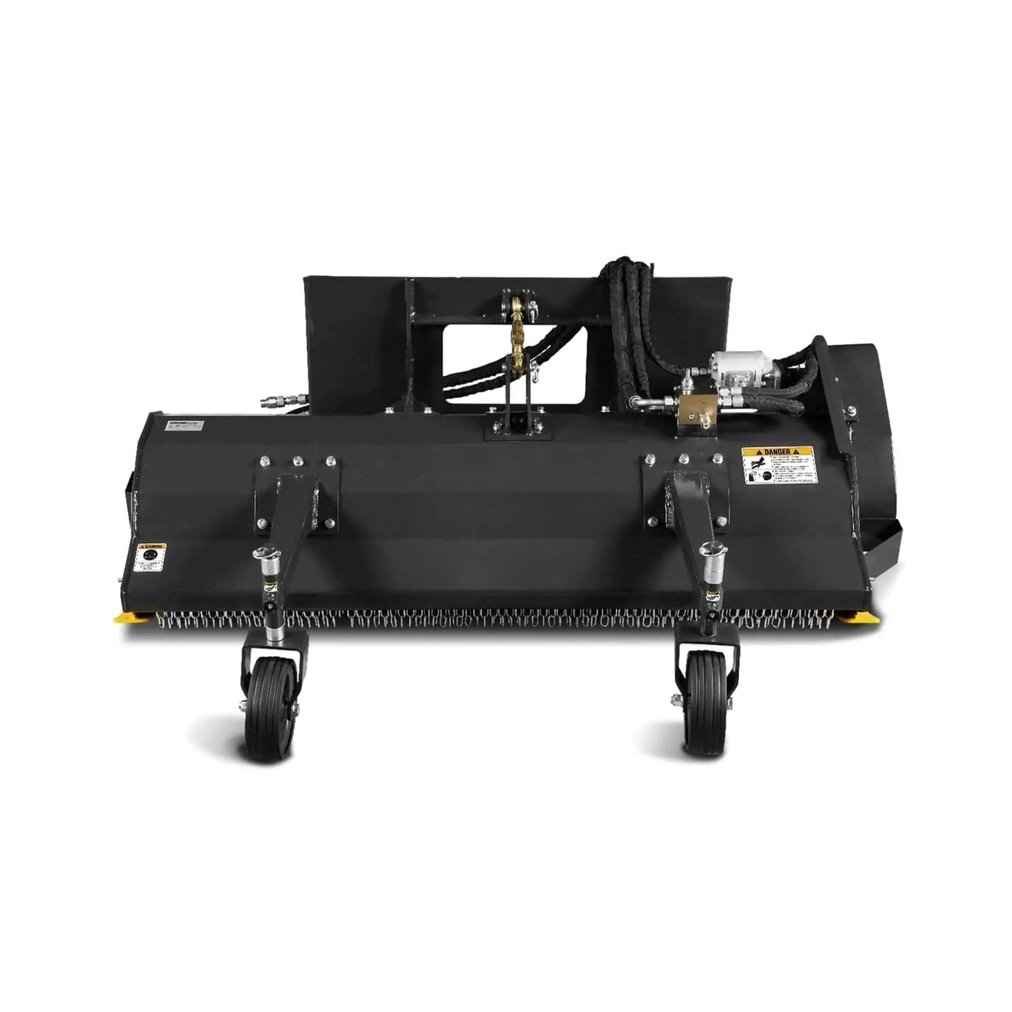 Heavy-Duty Hydraulic Flail Mower Skid Steer Attachment [3-Point Hitch CAT 2] (SAK58246) by SAKSBY WHOLESALE