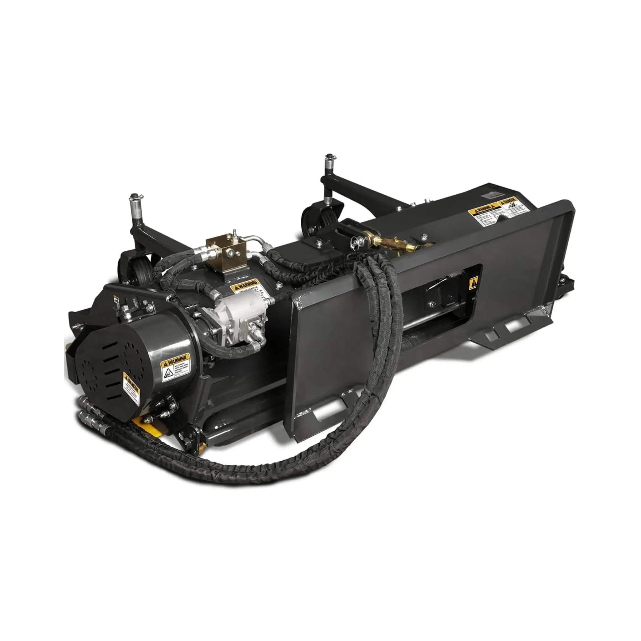Heavy-Duty Hydraulic Flail Mower Skid Steer Attachment [3-Point Hitch CAT 2] (SAK58246) by SAKSBY WHOLESALE