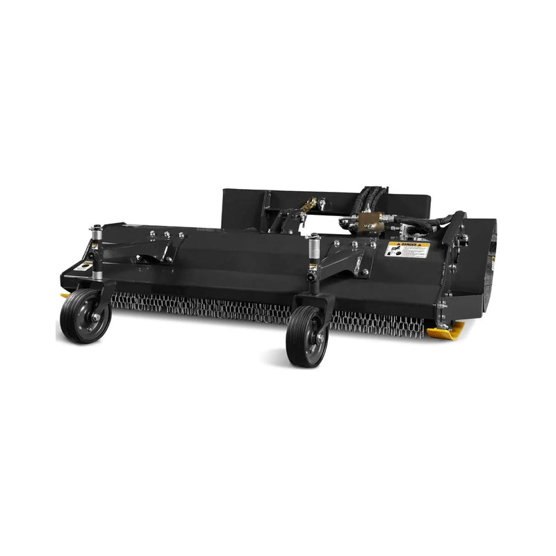 Heavy-Duty Hydraulic Flail Mower Skid Steer Attachment [3-Point Hitch CAT 2] (SAK58246) by SAKSBY WHOLESALE