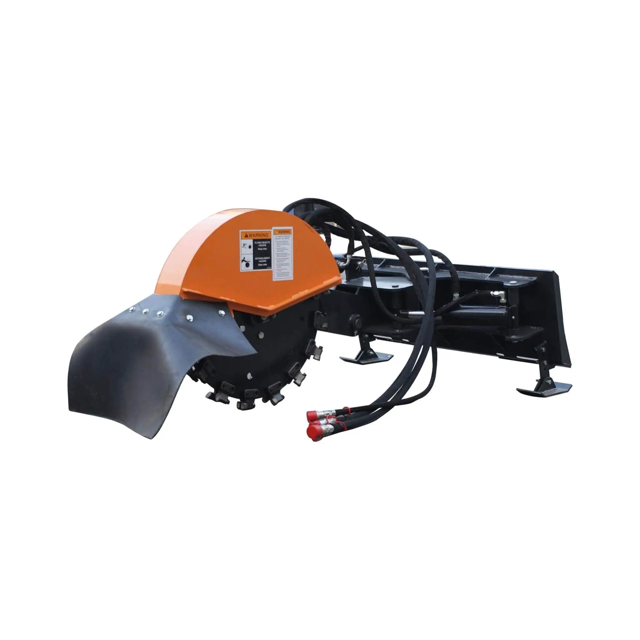 Heavy-Duty Hydraulic Skid Steer Stump Grinder Attachment With 24-Inch Wheel (SAK82954) by SAKSBY WHOLESALE