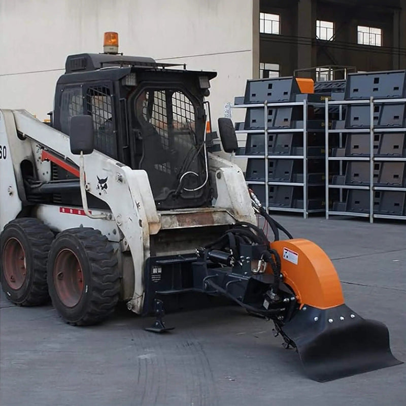 Heavy-Duty Hydraulic Skid Steer Stump Grinder Attachment With 24-Inch Wheel (SAK82954) by SAKSBY WHOLESALE