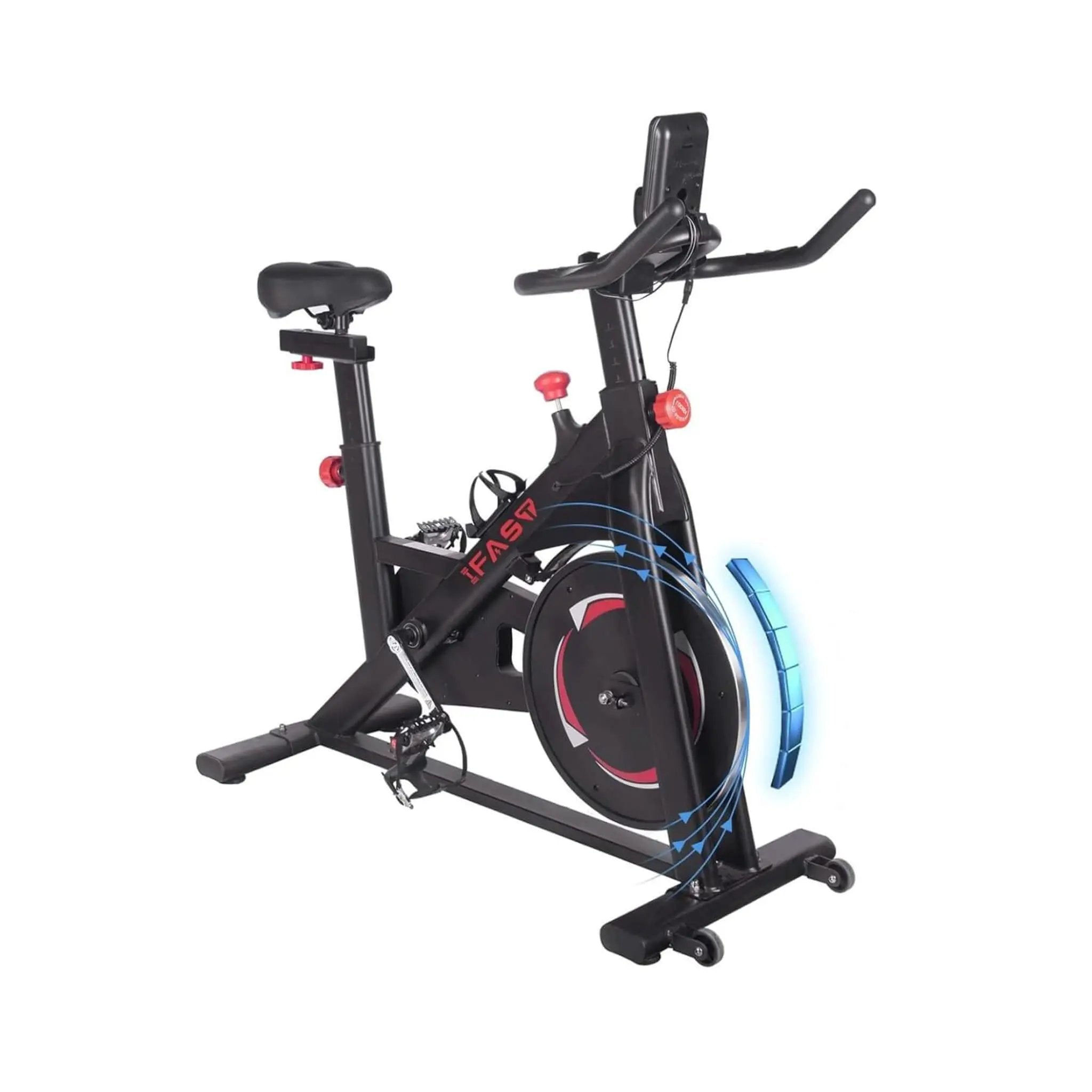 IFast Heavy-Duty Indoor Smart Stationary Fitness Cardio Training Spin Bike For Home Gyms (SAK65195) by SAKSBY WHOLESALE