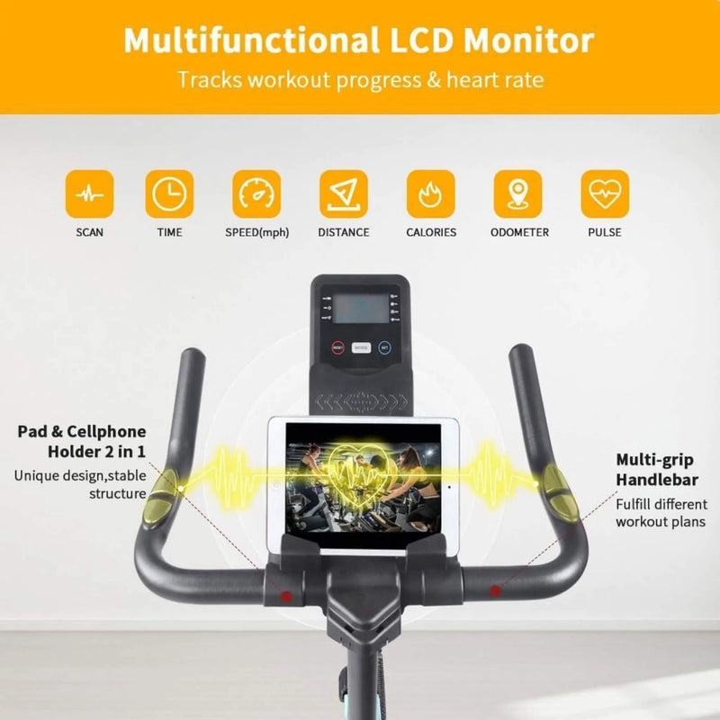 IFast Heavy-Duty Indoor Smart Stationary Fitness Cardio Training Spin Bike For Home Gyms (SAK65195) by SAKSBY WHOLESALE