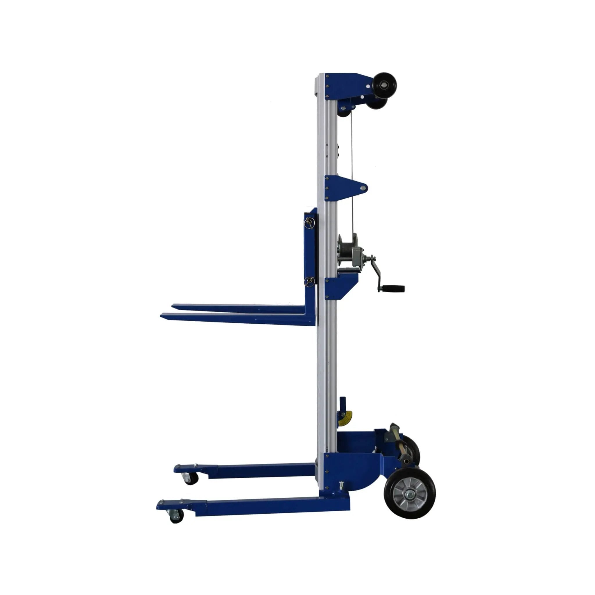 Heavy-Duty Lightweight Manual Hand Crank Straddle Stacker With Adjustable Straddle Legs, 400LBS (SAK94576) by SAKSBY WHOLESALE