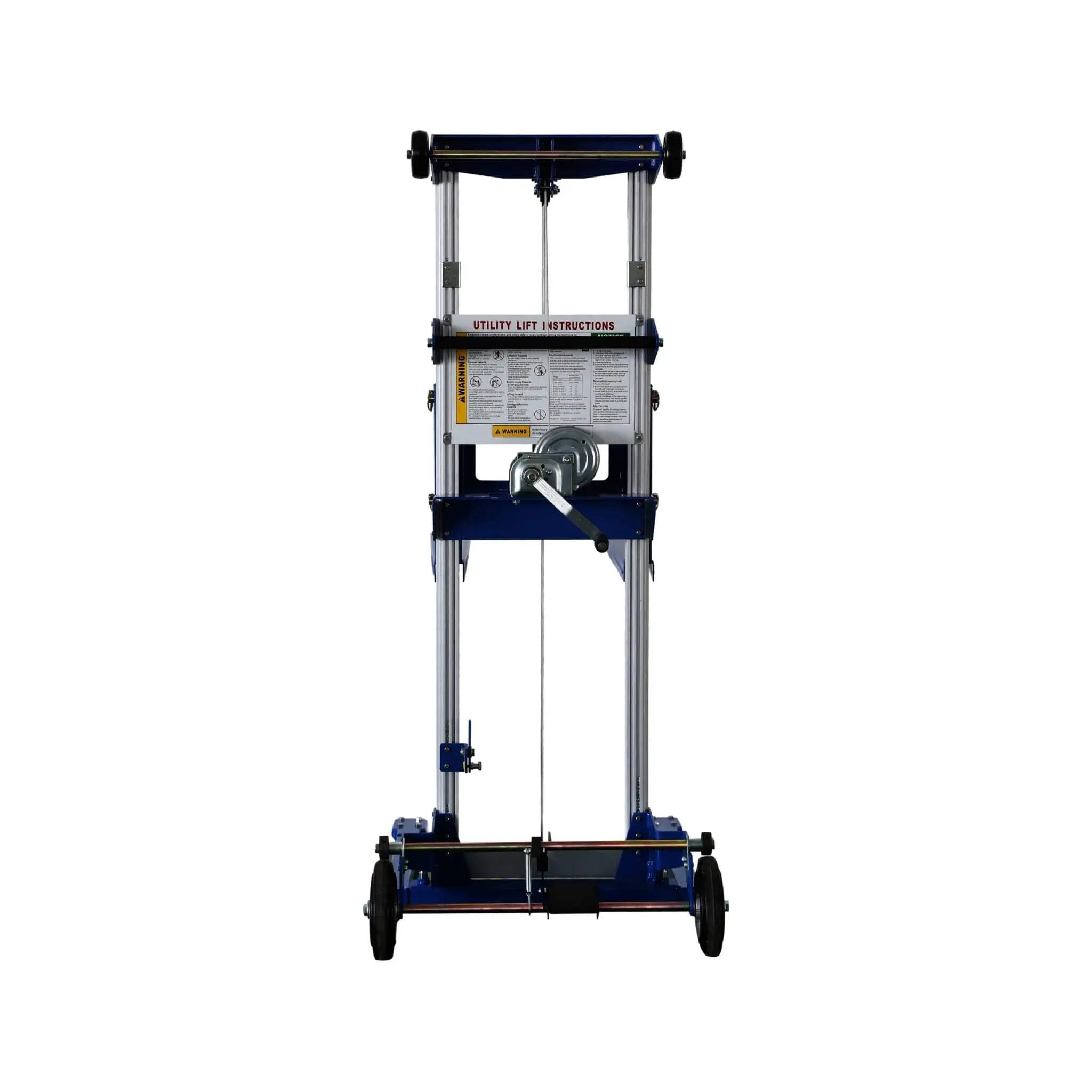 Heavy-Duty Lightweight Manual Hand Crank Straddle Stacker With Adjustable Straddle Legs, 400LBS (SAK94576) by SAKSBY WHOLESALE
