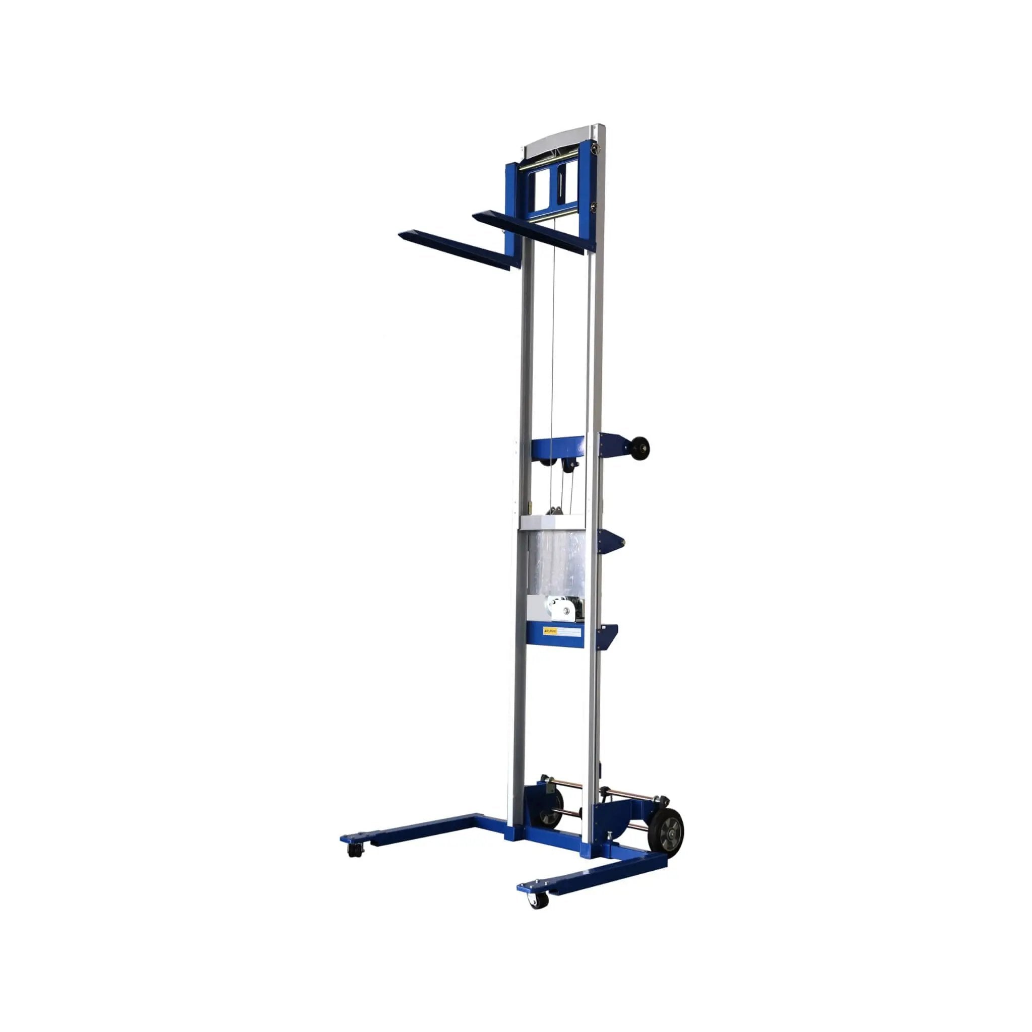 Heavy-Duty Lightweight Manual Hand Crank Straddle Stacker With Adjustable Straddle Legs, 400LBS (SAK94576) by SAKSBY WHOLESALE