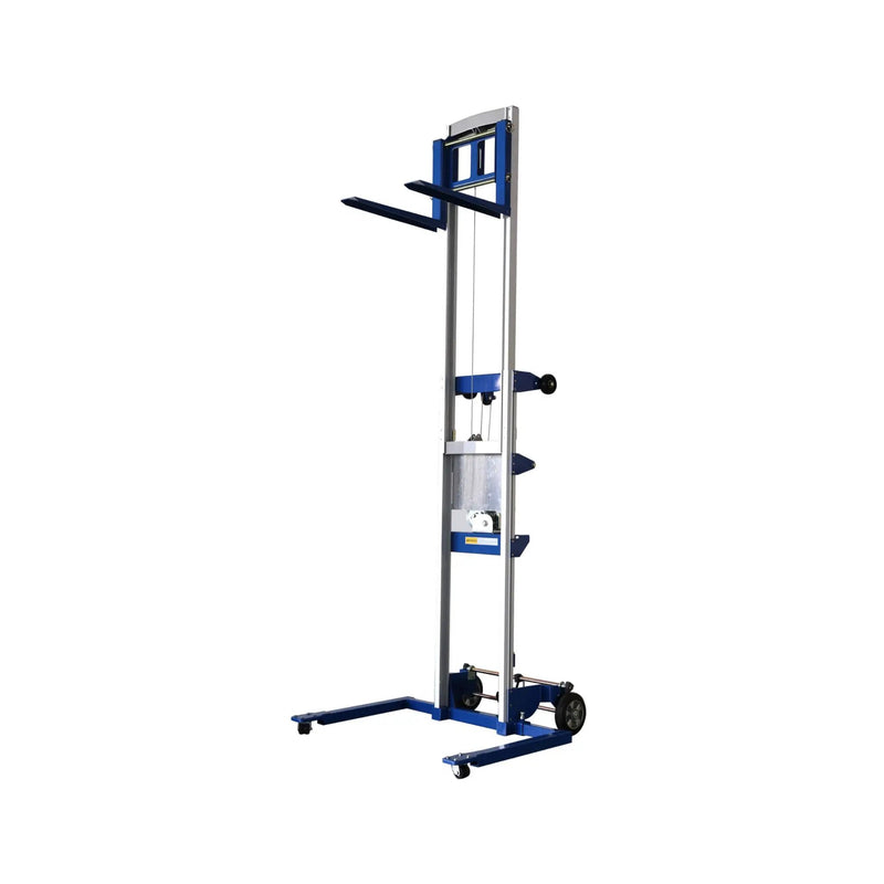 Heavy-Duty Lightweight Manual Hand Crank Straddle Stacker With Adjustable Straddle Legs, 400LBS (SAK94576) by SAKSBY WHOLESALE