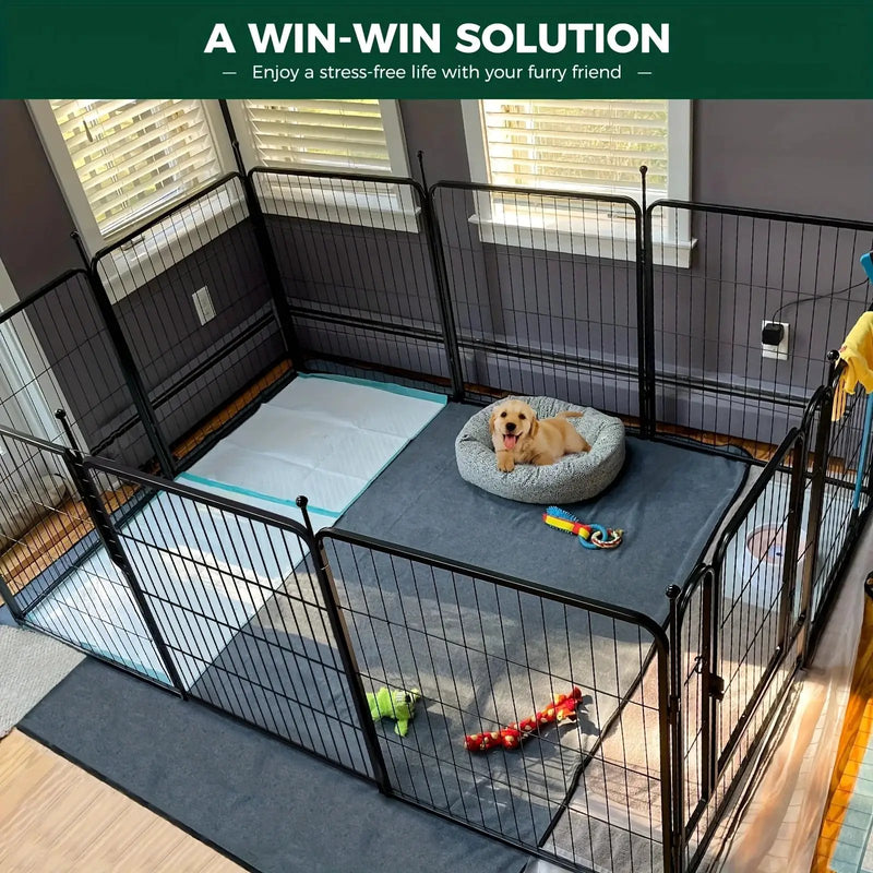 Heavy Duty Metal Dog Playpen by House Of Avana