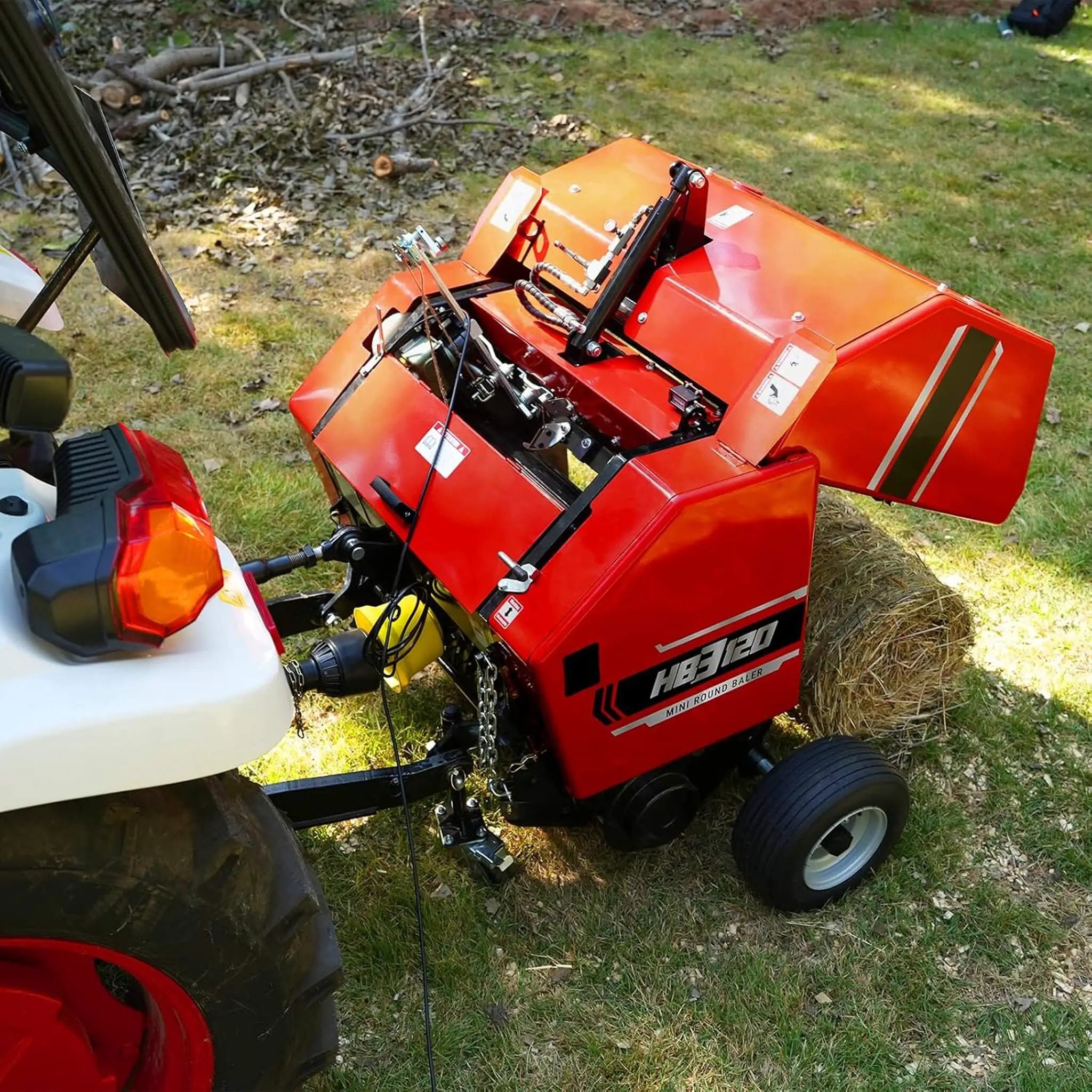 Heavy-Duty Mini Round Hay Tractor Baler With Twine Wrap (SAK36194) by SAKSBY WHOLESALE