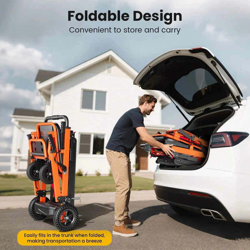 Motivo Heavy-Duty 440LBS Motorized Stair Climbing Wheelchair [FDA-Approved] (SAK47103) by SAKSBY WHOLESALE