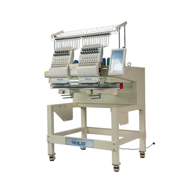 Heavy-Duty Multi-Functional Commercial 15-Needle Double Head Embroidery Machine (SAK76814) by SAKSBY WHOLESALE