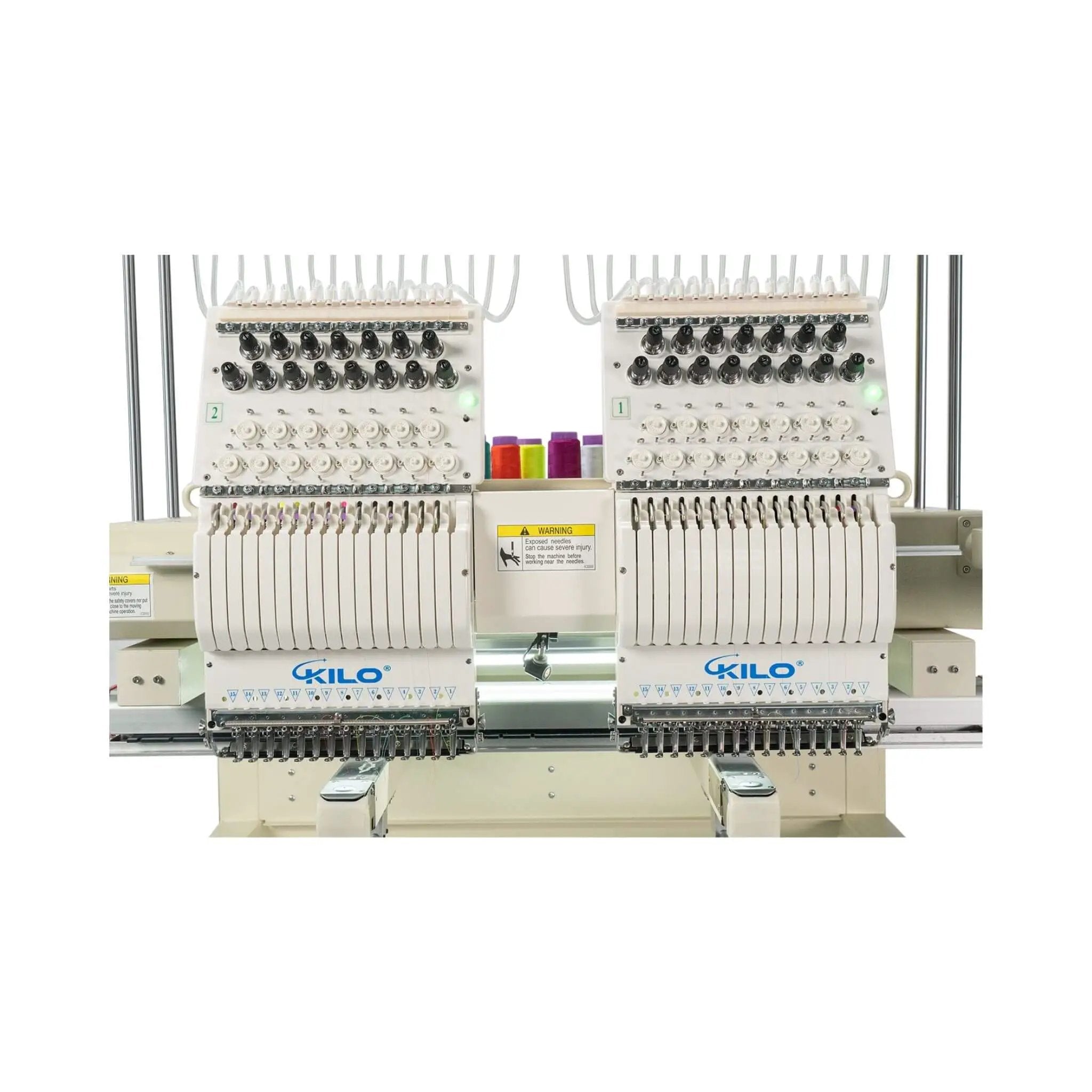 Heavy-Duty Multi-Functional Commercial 15-Needle Double Head Embroidery Machine (SAK76814) by SAKSBY WHOLESALE
