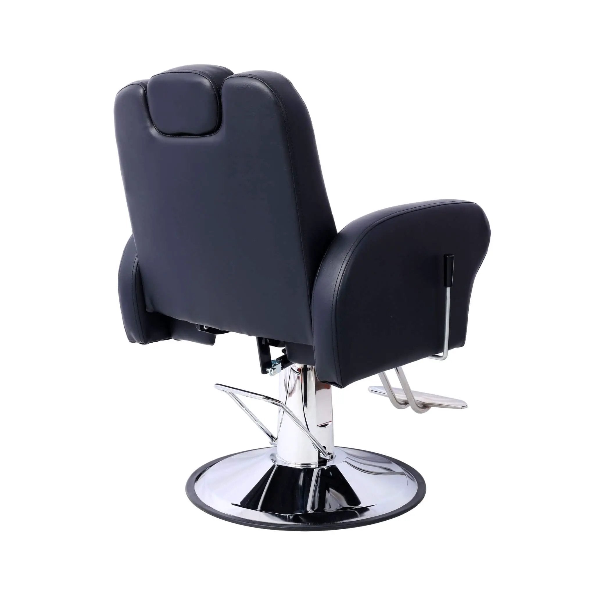 Heavy-Duty Multifunctional PU Leather Reclining Hydraulic Barber Chair W/ Chrome Steel Base (SAK35719) by SAKSBY WHOLESALE
