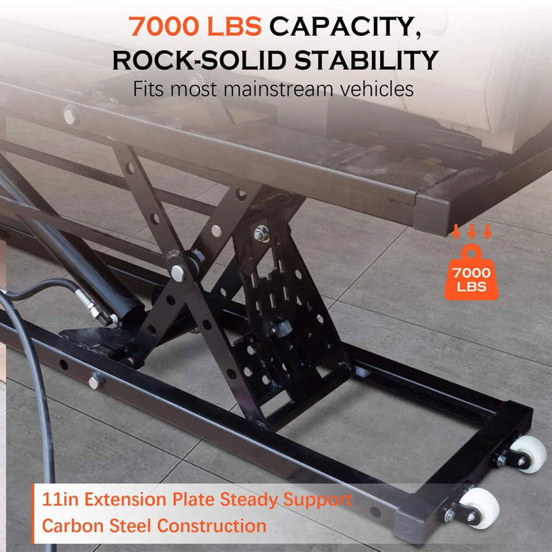 Heavy-Duty Portable 7000 LBS Car Lift Jack With Locking Levels (SAK10574) by SAKSBY WHOLESALE