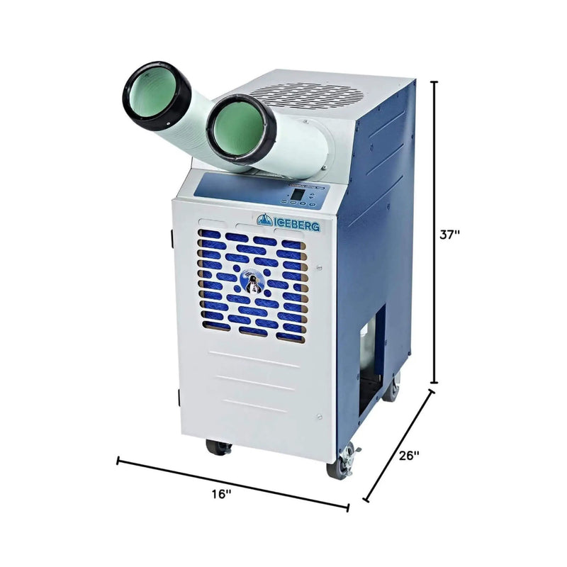 Heavy-Duty Portable 13.7K BTU Commercial 115V 1-Ton Air-Cooled Spot Cooler (SAK90671) by SAKSBY WHOLESALE