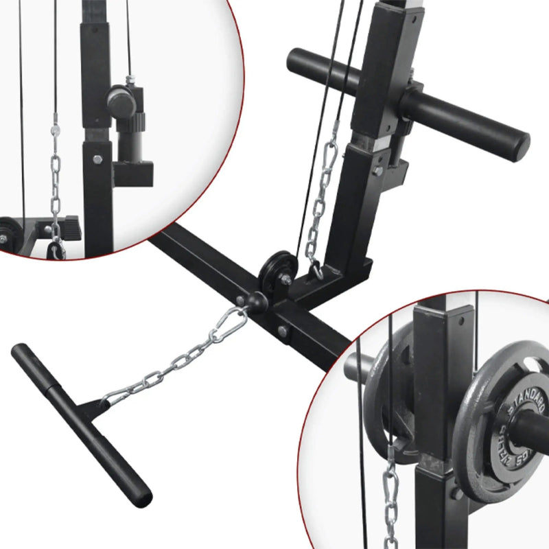 Rovix Heavy-Duty 1000LBS Professional Multi-Function Adjustable Power Cage Rack (SAK98149) by SAKSBY WHOLESALE