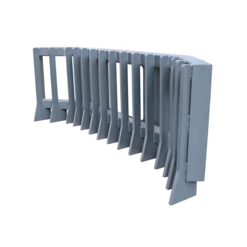 Heavy-Duty Push Stick Rake Skid Steer Attachment With Quick Attach (SAK60185) by SAKSBY WHOLESALE
