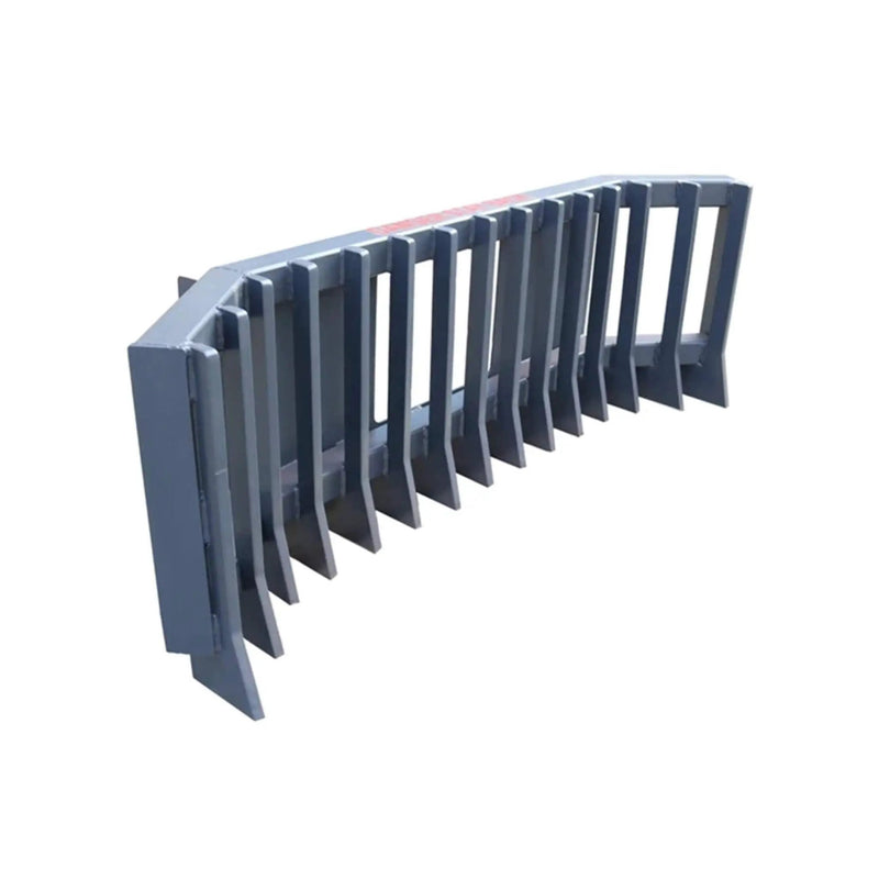 Heavy-Duty Push Stick Rake Skid Steer Attachment With Quick Attach (SAK60185) by SAKSBY WHOLESALE