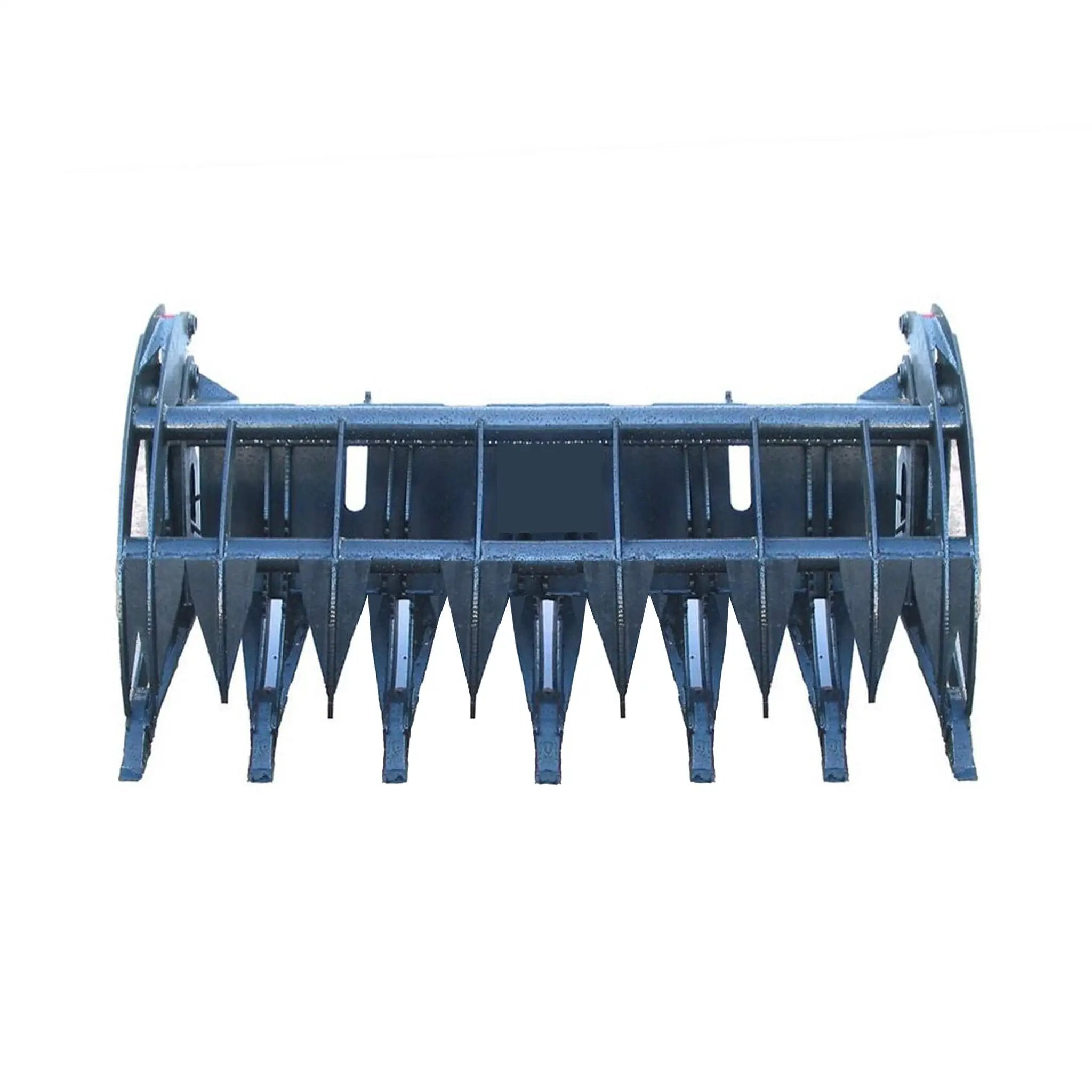 Heavy-Duty 74-Inch Root Rake Grapple Skid Steer Attachment With Teeth (SAK98230) by SAKSBY WHOLESALE