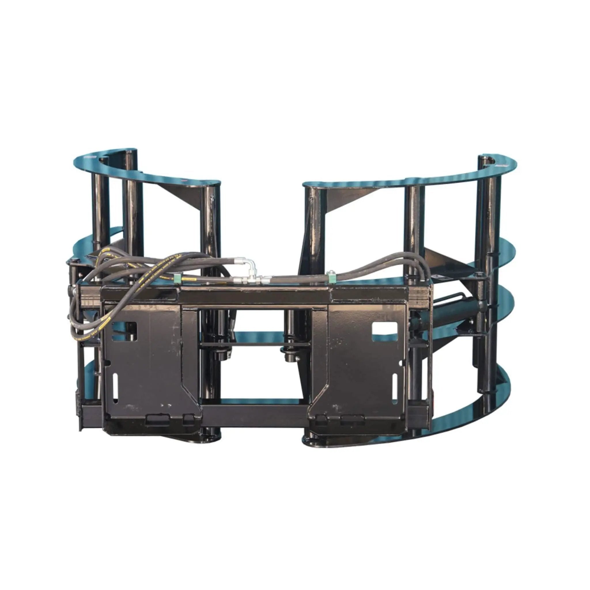 Heavy-Duty Round Hay Bale Grab Skid Steer Attachment (SAK45980) by SAKSBY WHOLESALE