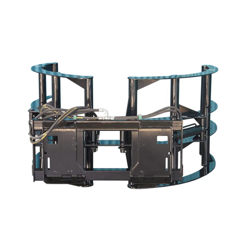 Heavy-Duty Round Hay Bale Grab Skid Steer Attachment (SAK45980) by SAKSBY WHOLESALE