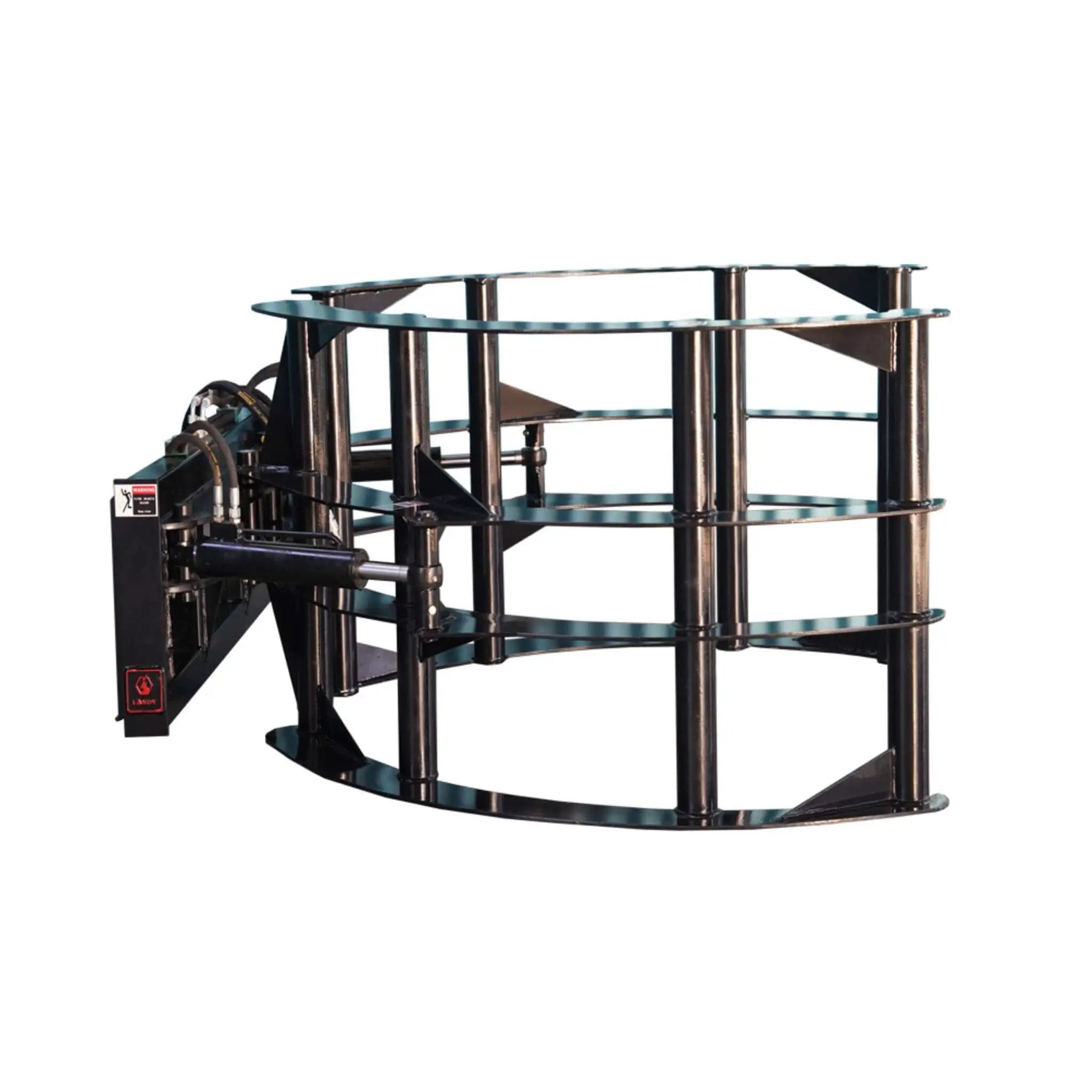 Heavy-Duty Round Hay Bale Grab Skid Steer Attachment (SAK45980) by SAKSBY WHOLESALE