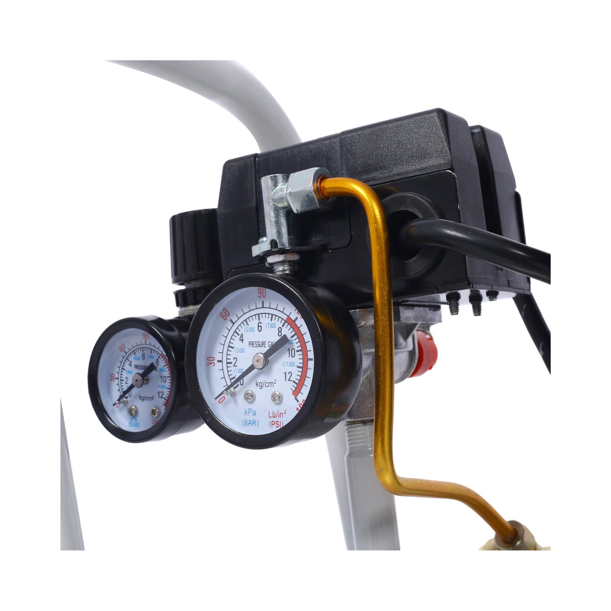 Heavy Duty 1.5/2.5HP Silent Oil-Free Portable Air Compressor With Wheels And Auto Drain (SAK53462) by SAKSBY WHOLESALE