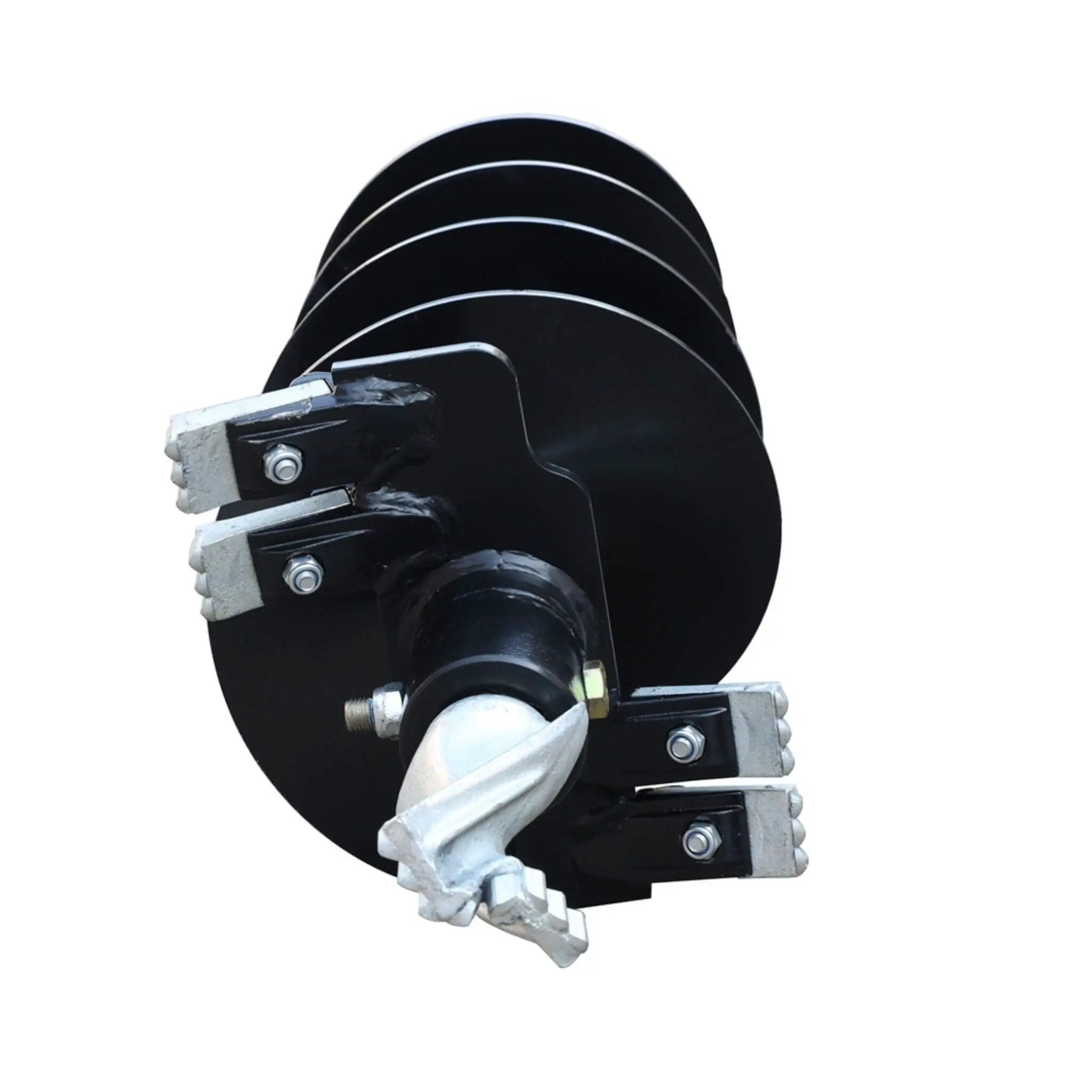 Heavy-Duty Skid Steer Auger Drive Attachment With 12-Inch Post Hole Bit (SAK25169) by SAKSBY WHOLESALE