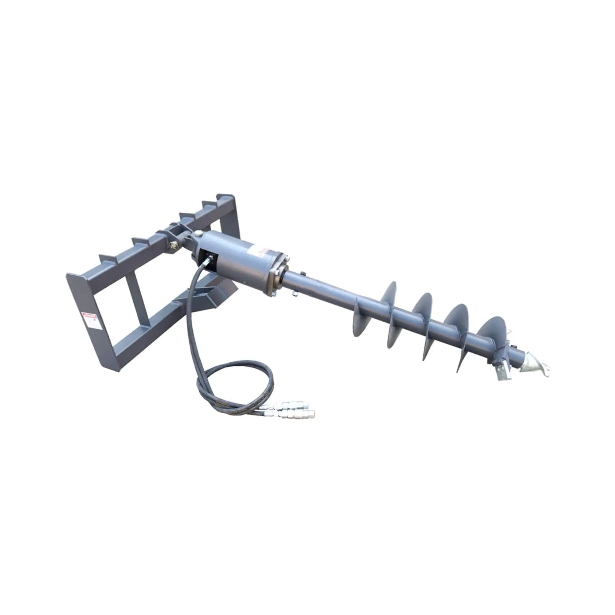 Heavy-Duty Skid Steer Auger Drive Attachment With 12-Inch Post Hole Bit (SAK25169) by SAKSBY WHOLESALE