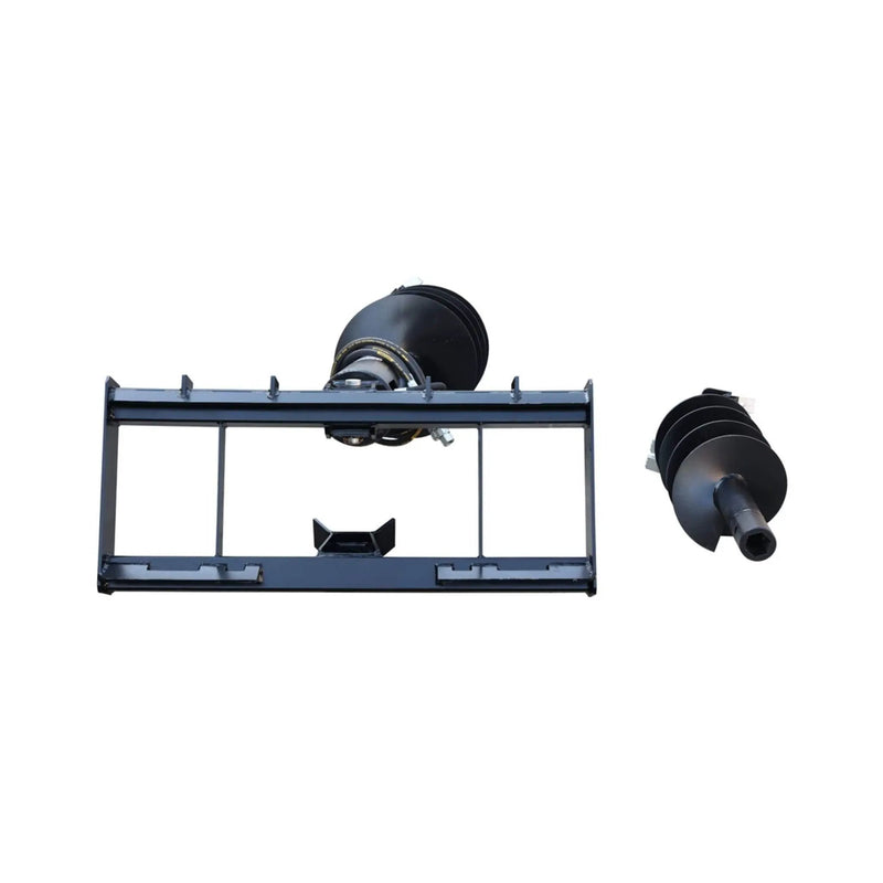 Heavy-Duty Skid Steer Auger Drive Attachment With 12-Inch Post Hole Bit (SAK25169) by SAKSBY WHOLESALE
